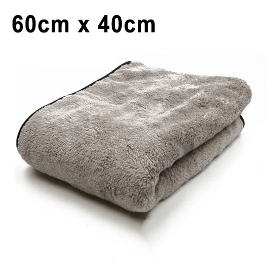 Microfiber Car Wash Towel - 75x35 cm & 60x40 cm, Fast-Drying, Extra Soft Cloth with High Water Absorption for Automotive Cleaning Accessories