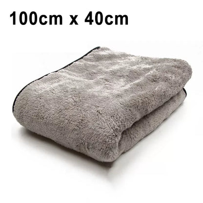 Microfiber Car Wash Towel - 75x35 cm & 60x40 cm, Fast-Drying, Extra Soft Cloth with High Water Absorption for Automotive Cleaning Accessories